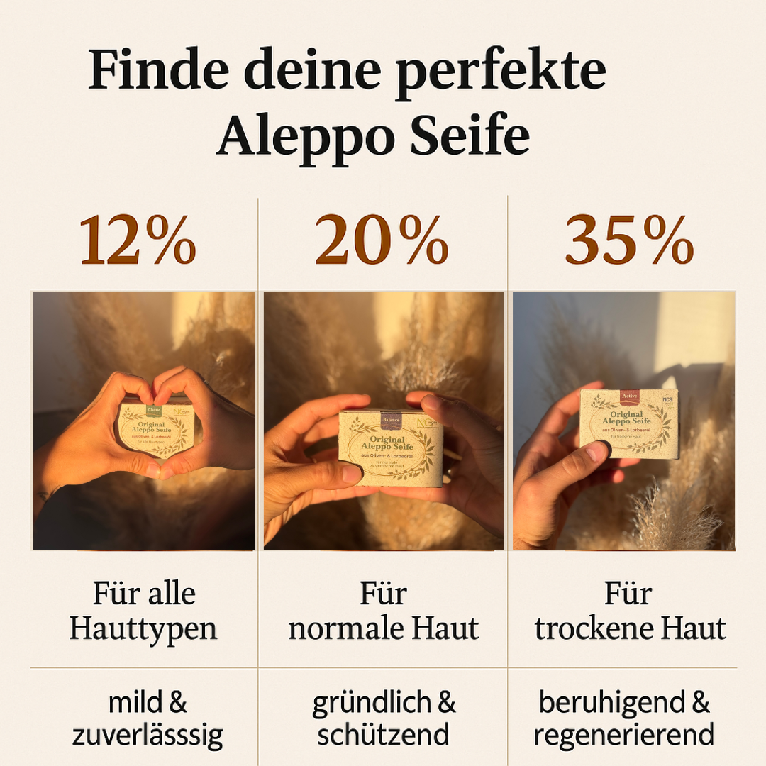 Reinwelt Aleppo Seife – zurück zur Haut, der du vertrauen kannst